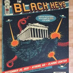 The Black Keys - 2021 Status Serigraph Poster Athens, GA Gig Posters