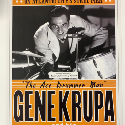 Gig Posters Gene Krupa - 1941 Dennis Loren Repro Poster Atlantic City Swing Jazz 9 Gig Posters Gene Krupa - 1941 Dennis Loren Repro Poster Atlantic City Swing Jazz