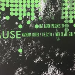 Muse - 2010 Todd Slater Poster Philadelphia, PA Wachovia Center Gig Posters