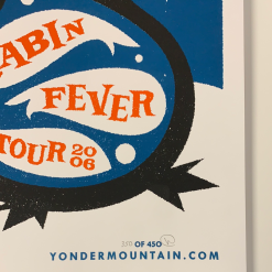 Decoder Ring Design Concern Yonder Mountain String Band - 2006 Decoder Ring Poster Cabin Fever Tour