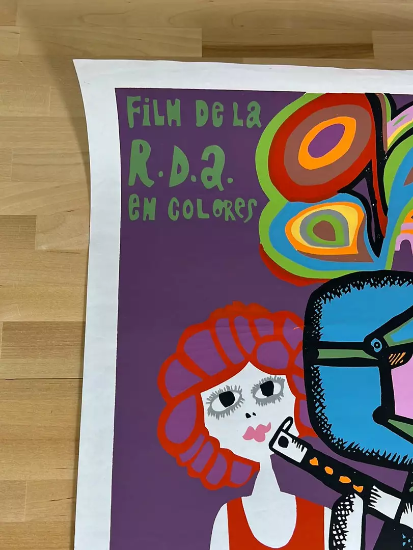 Eduardo Munoz Bachs La Sra Venus Y El Diablo - 1969 Cuban Movie Poster Original Vintage 5 Eduardo Munoz Bachs La Sra Venus Y El Diablo - 1969 Cuban Movie Poster Original Vintage