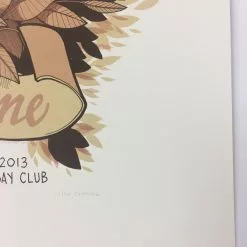 Gig Posters Jackie Greene - 2013 Justin Santora Poster Crystal Bay, NV Crystal Bay Club Casi