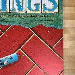 Billy Strings - 2021 Mike Tallman Poster New Orleans, LA 3/25 AP