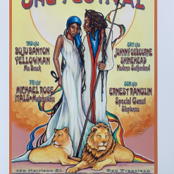 Sold Out Posters MHP 126 One Festival - 2001 Poster Maritime Hall San Fran 1st Gig Posters