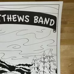 Dave Matthews Band - 2020 Jamison Grace Coloring Poster Quincy, WA Gig Posters