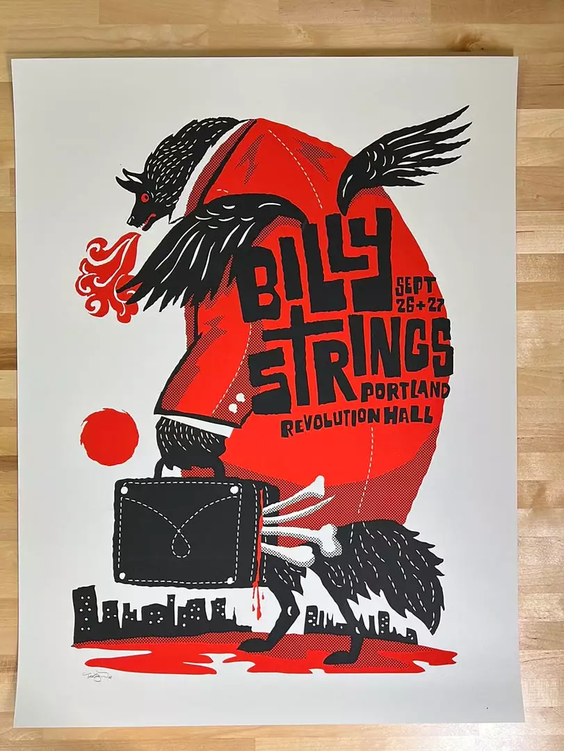 Gig Posters Billy Strings - 2019 Furturtle Show Prints Poster Portland, OR 4 Gig Posters Billy Strings - 2019 Furturtle Show Prints Poster Portland, OR