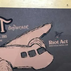 Sold Out Posters Riot Act - 2005 Poster Empty Bottle Chicago, IL