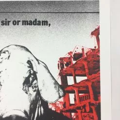 Big Business - 2009 Dan MacAdam Crosshair Poster Chicago, IL Bottom Lounge