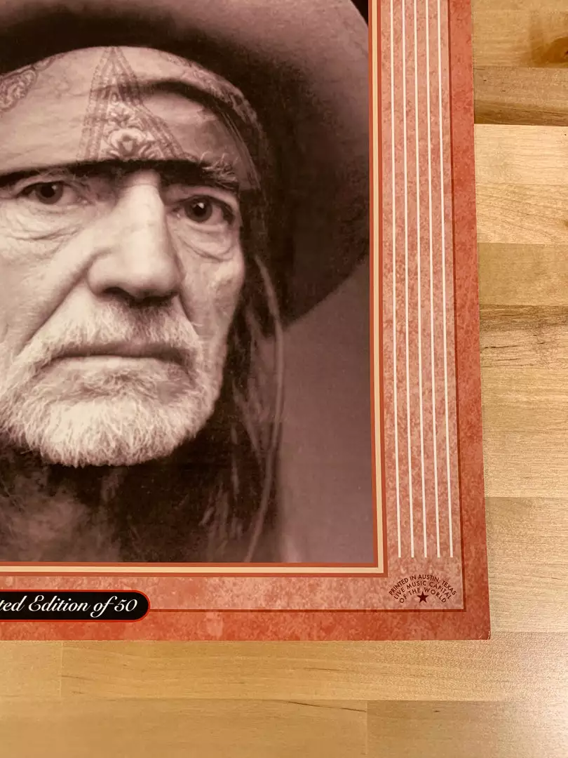 Willie Nelson - 2015 Franks Brothers Poster Nampa, Idaho 7 Willie Nelson - 2015 Franks Brothers Poster Nampa, Idaho