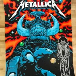 Gig Posters Metallica - 2022 Pitchgrim Poster Santiago, Chile