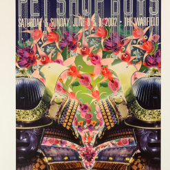 Pet Shop Boys - 2002 Frank Wiedemann Poster The Warfield Theatre San Fran 1st Gig Posters