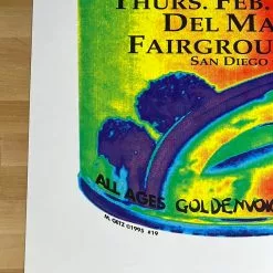 Megadeth - 1995 Matt Getz Poster San Diego, CA Del Mar Gig Posters 13 Megadeth - 1995 Matt Getz Poster San Diego, CA Del Mar Gig Posters