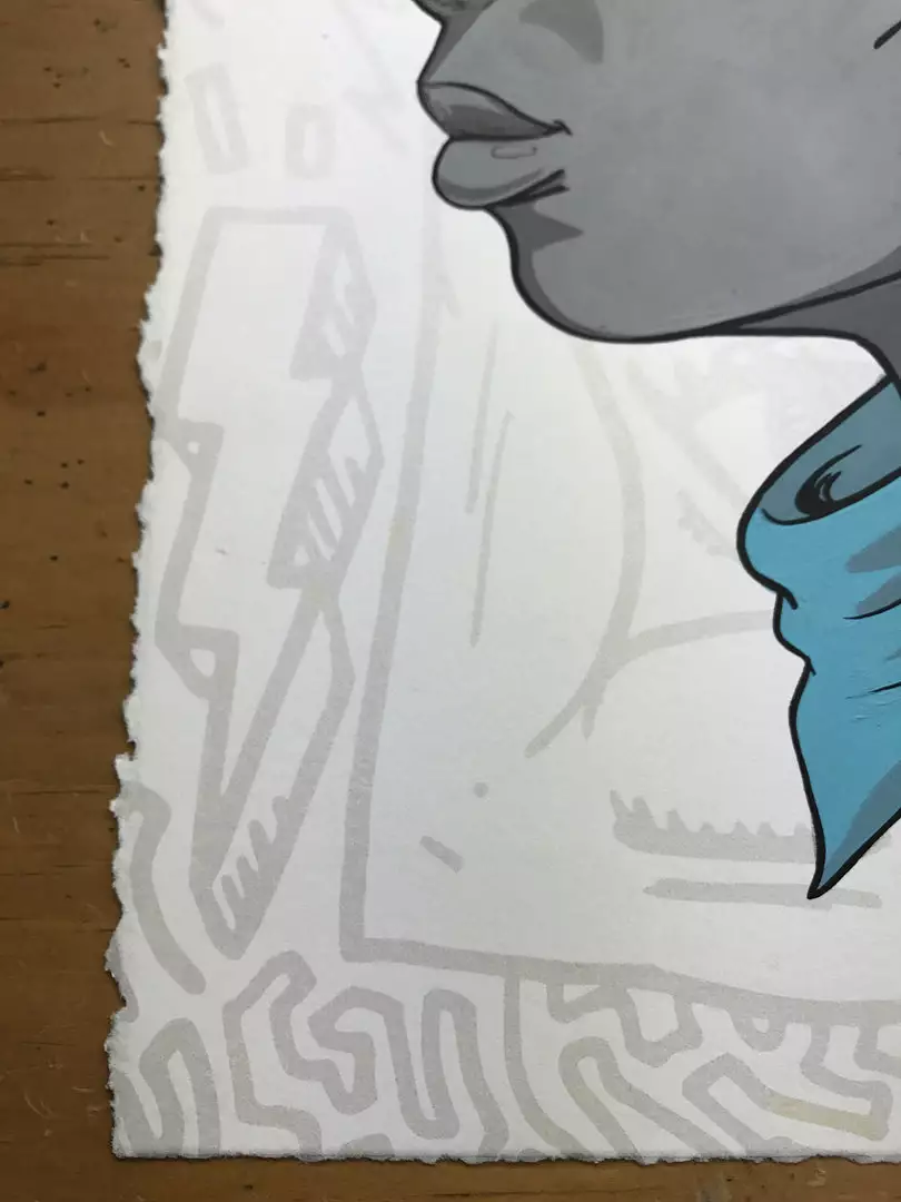 Fly Boy - 2016 Hebru Brantley ORIGINAL Painting Beyond Kirby Flyboy Original Artwork 9 Fly Boy - 2016 Hebru Brantley ORIGINAL Painting Beyond Kirby Flyboy Original Artwork