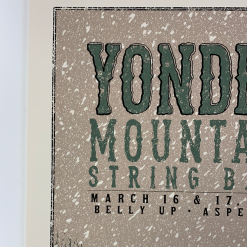 Colorado Yonder Mountain String Band - 2013 Neal Williams Poster Aspen, CO