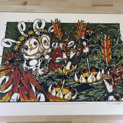 Art Prints Thai Skull - 2009/2010 Jeral Tidwell Poster Art Print 1st Edition