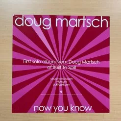 Sold Out Posters Doug Martsch - 2002 Original Vinyl Poster Insert 12x12 Record Art Gig Posters