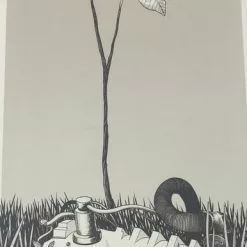 Gig Posters Big'n & The Great Brain - 2013 Justin Santora Poster Belgium Tour