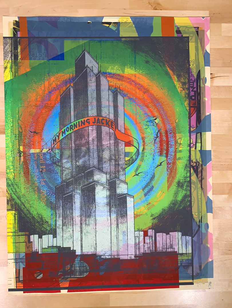 My Morning Jacket - 2008 Jay Ryan Poster Minneapolis, MN Orpheum Test Print Gig Posters 4 My Morning Jacket - 2008 Jay Ryan Poster Minneapolis, MN Orpheum Test Print Gig Posters