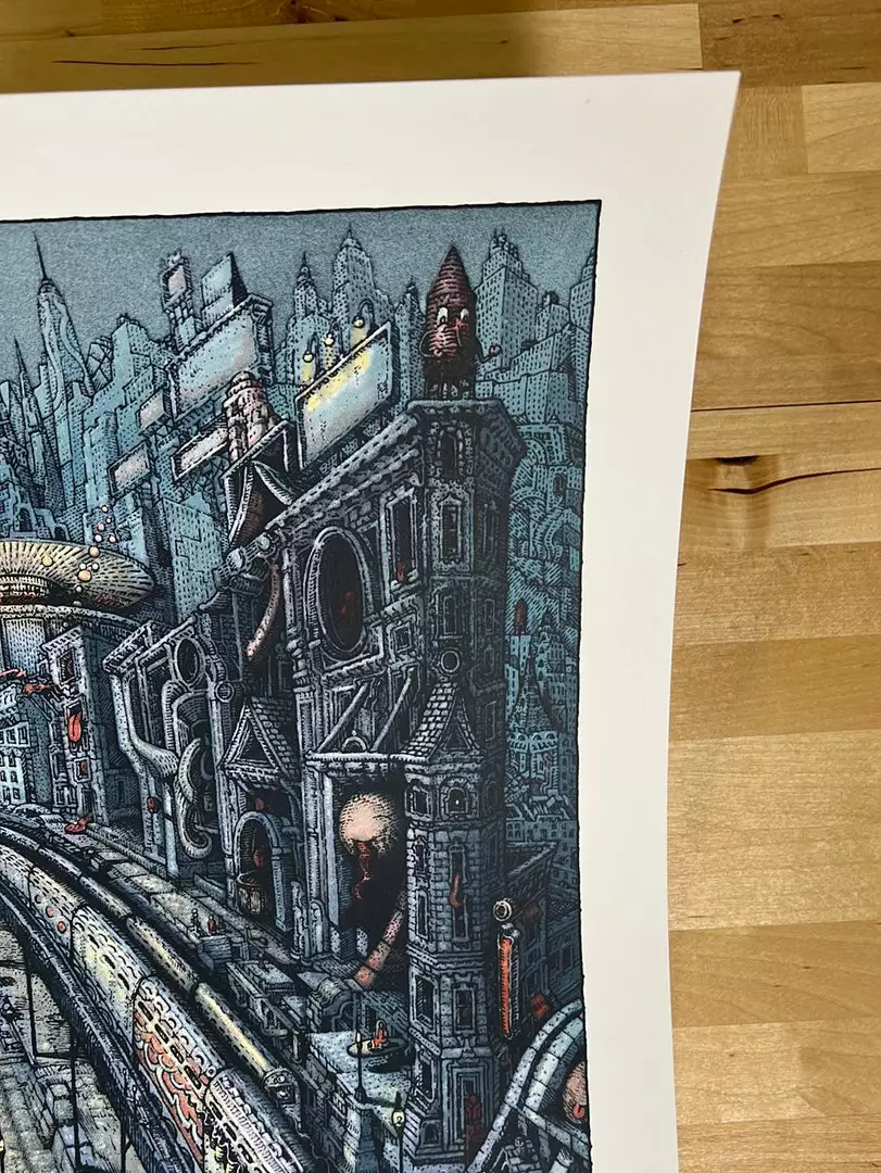 Phish - 2021 David Welker Poster New York, NY MSG Madison Square Garden 6 Phish - 2021 David Welker Poster New York, NY MSG Madison Square Garden