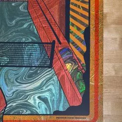 Foil Posters Pigeons Playing Ping Pong - 2020 Status Serigraph FOIL Poster Morris, CT 12 Foil Posters Pigeons Playing Ping Pong - 2020 Status Serigraph FOIL Poster Morris, CT