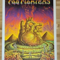 Gig Posters Foo Fighters - 2015 Emek Poster Print Portland, OR Moda Center AE