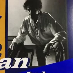Bob Dylan - 2017 Geoff Gans Poster Chicago Wintrust Arena BLUE