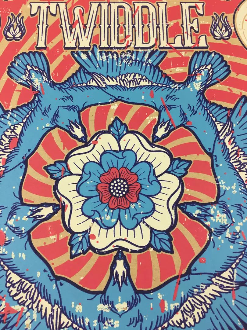 Twiddle - 2017 Derek Hatfield Poster Spring Tour 4 Twiddle - 2017 Derek Hatfield Poster Spring Tour