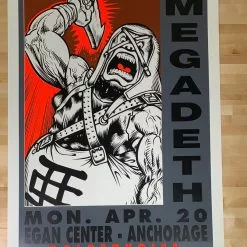 TAZ Gig Posters Megadeth - 1998 T.A.Z. Poster Anchorage, AK Eagen 1st Ed 9 TAZ Gig Posters Megadeth - 1998 T.A.Z. Poster Anchorage, AK Eagen 1st Ed