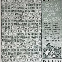 What Changes The World Calendar - 2022 Jay Ryan Art Print Fred Rogers