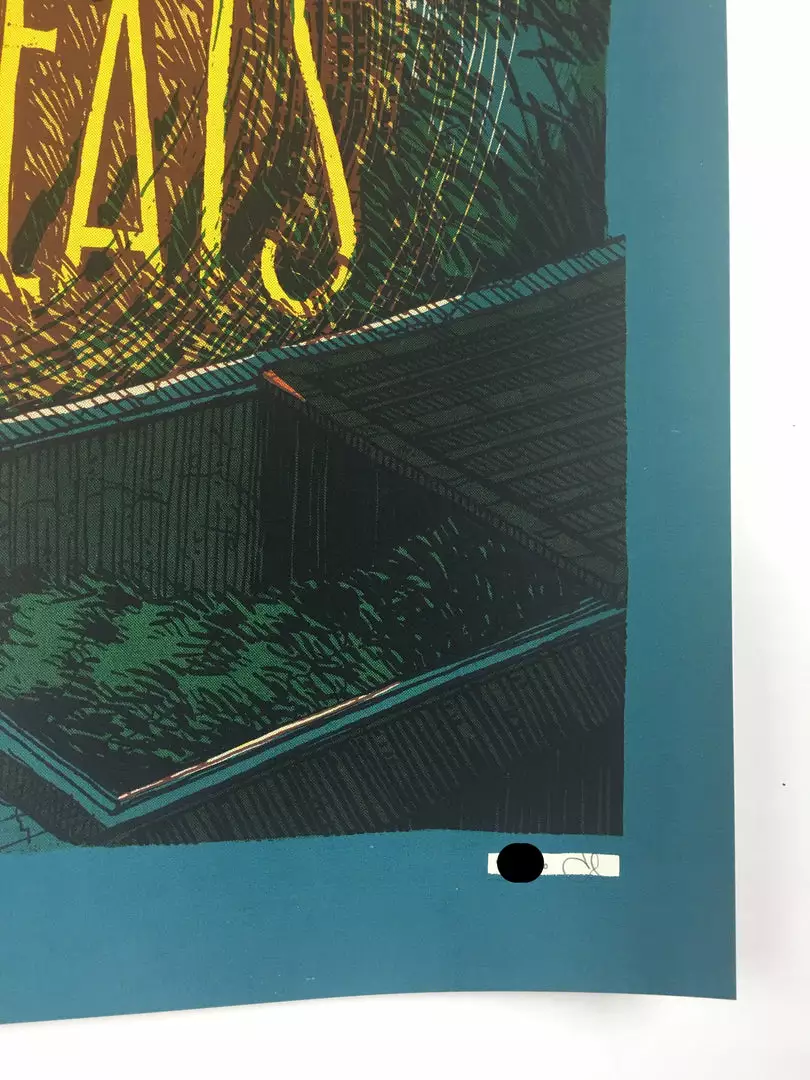 Nathaniel Rateliff & The Night Sweats - 2018 Landland Poster North America Tour Gig Posters 6 Nathaniel Rateliff & The Night Sweats - 2018 Landland Poster North America Tour Gig Posters