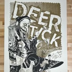 Deer Tick - 2013 Moon Light Speed Press Poster Denver, CO Colorado
