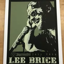 Lee Brice - 2015 Billy Perkins Poster Fall Tour Jagermeister Gig Posters