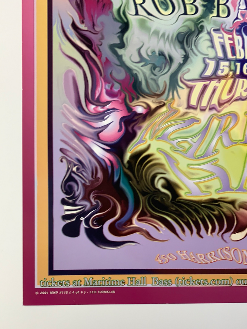 Jim Phillips MHP 115 Phil Lesh And Friends - 2001 Poster Maritime Hall San Fran 1st Gig Posters 8 Jim Phillips MHP 115 Phil Lesh And Friends - 2001 Poster Maritime Hall San Fran 1st Gig Posters