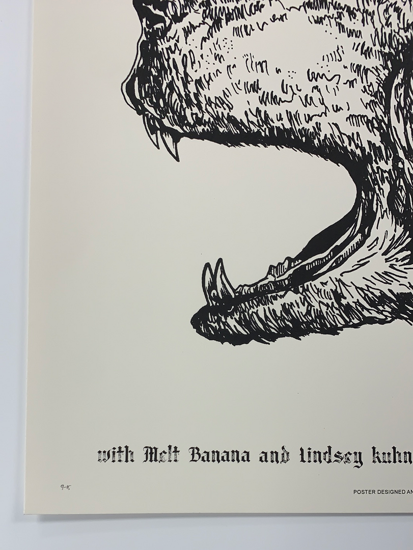 Napalm Death & Melvins - 2016 Fugscreens Studios Poster Denver, CO 4/27 8 Napalm Death & Melvins - 2016 Fugscreens Studios Poster Denver, CO 4/27