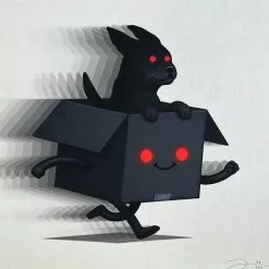 Boxo III (Shadow) - 2021 Mike Mitchell Poster Art Print Art Prints