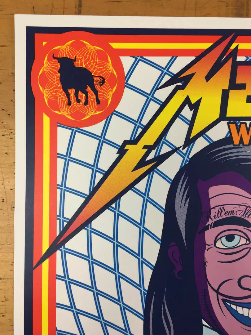 Metallica - 2018 Gomez Poster Madrid, Spain Wizink Center 8 Metallica - 2018 Gomez Poster Madrid, Spain Wizink Center