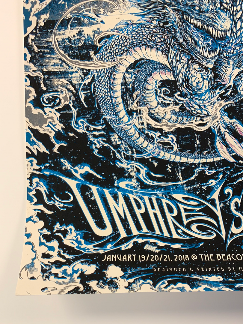 Gig Posters Umphrey's McGee - 2018 Miles Tsang Poster Beacon Theatre New York 8 Gig Posters Umphrey's McGee - 2018 Miles Tsang Poster Beacon Theatre New York