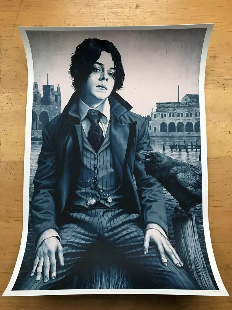Art Prints Lazaret - 2017 Rory Kurtz Poster Jack White RSD Record Store Day 4 Art Prints Lazaret - 2017 Rory Kurtz Poster Jack White RSD Record Store Day