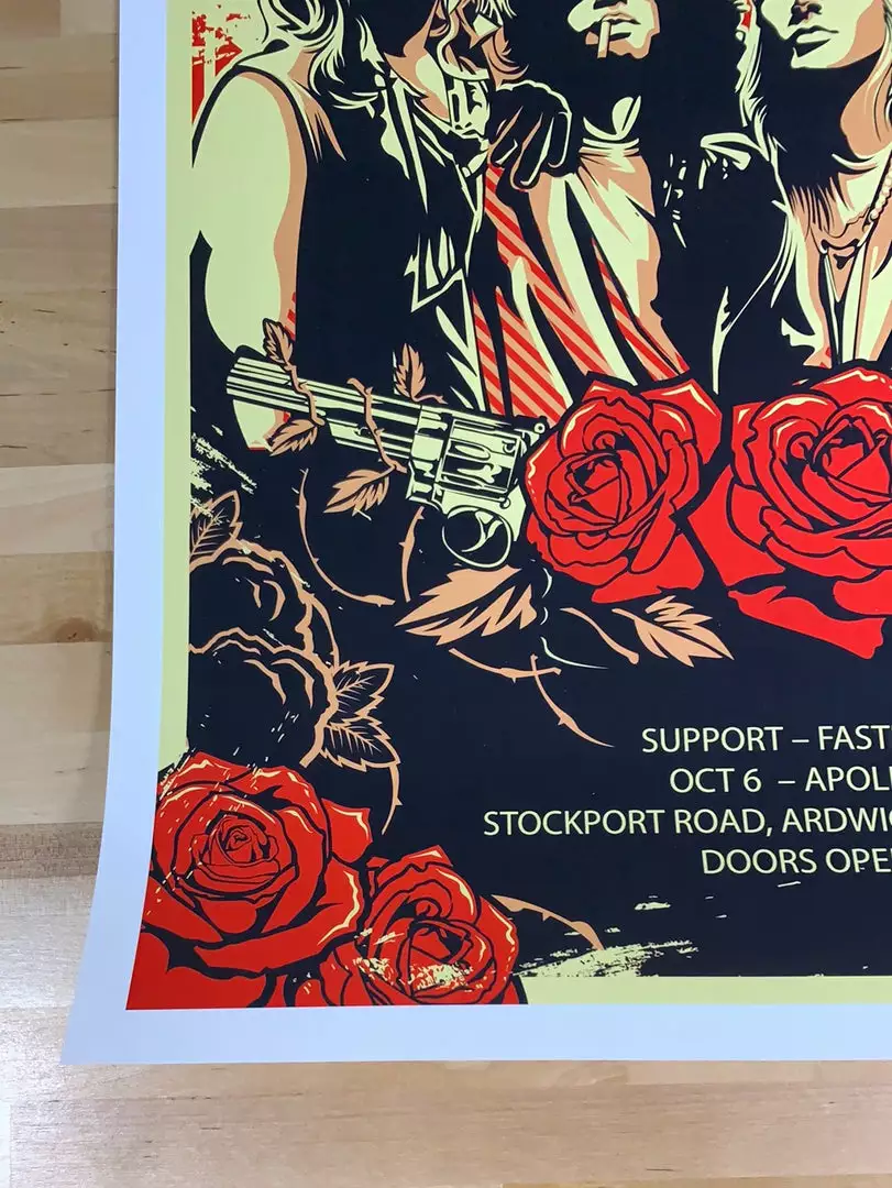 Sold Out Posters Guns N' Roses - 1987 Poster Manchester, UK Appetite For Destruction Gig Posters 8 Sold Out Posters Guns N' Roses - 1987 Poster Manchester, UK Appetite For Destruction Gig Posters