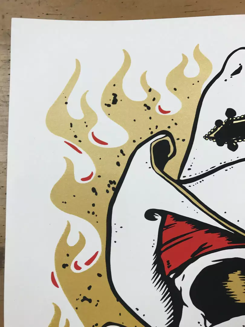 Gig Posters Brett Michaels - 2015 Billy Perkins Poster Chamberlin Rose Skull 5 Gig Posters Brett Michaels - 2015 Billy Perkins Poster Chamberlin Rose Skull