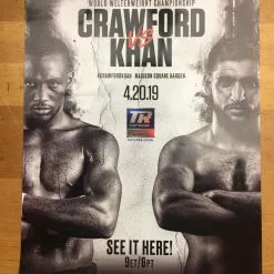 Sold Out Posters Boxing - 2019 Poster Crawford Vs Khan