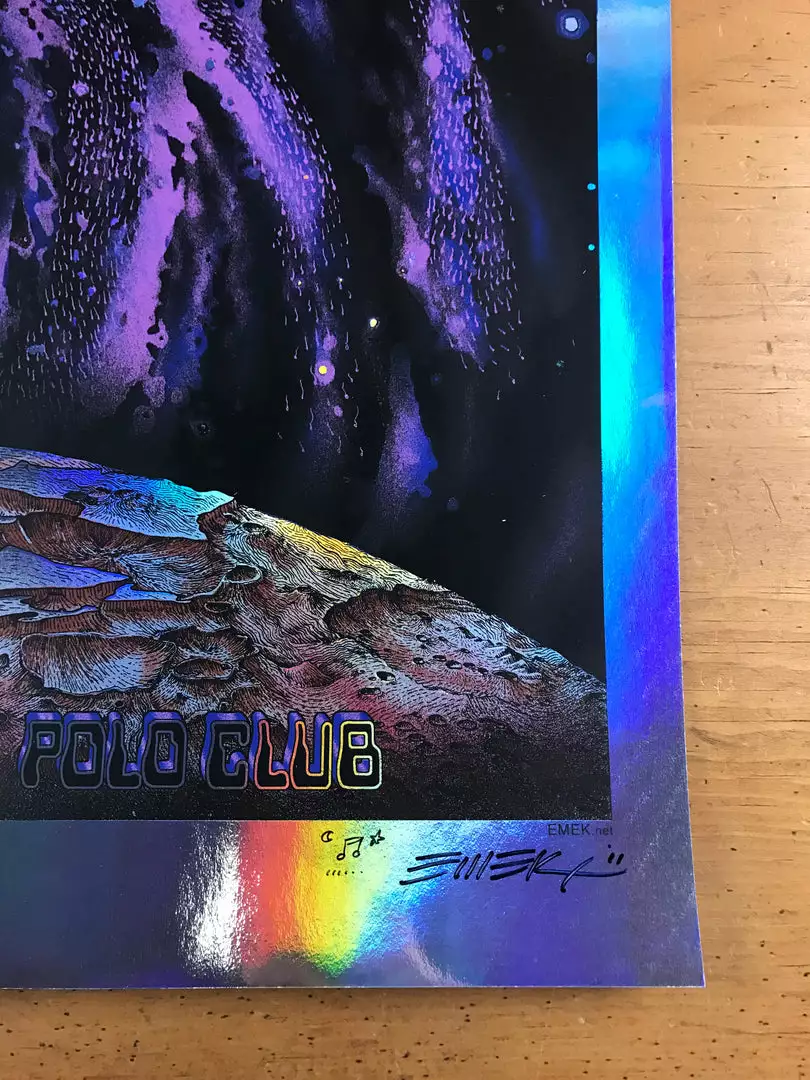 Coachella - 2011 EMEK Poster Purple Mirror FOIL Variant Edition 3/5 Signed 8 Coachella - 2011 EMEK Poster Purple Mirror FOIL Variant Edition 3/5 Signed