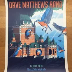 Dave Matthews Band - 2018 Matt Fleming Poster Quebec City, CAN Quebec City Summe 11 Dave Matthews Band - 2018 Matt Fleming Poster Quebec City, CAN Quebec City Summe
