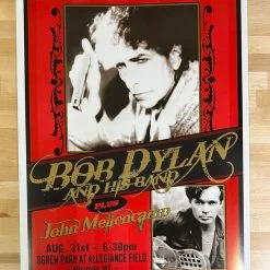 Bob Dylan - 2010 Geoff Gans Poster Missoula, MT John Mellencamp Gig Posters