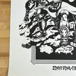 Ames Brothers Gig Posters Pearl Jam - 2014 Ames Bros Poster St. Paul, MN Xcel Energy Center NIGHT RAID