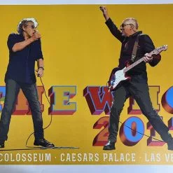 Sold Out Posters Gig Posters The Who - 2017 Poster Las Vegas, NV The Colosseum Caesars Palace