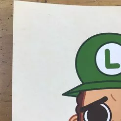 First Loser - 2016 Mike Mitchell Poster Luigi, Mario Brothers Art Prints