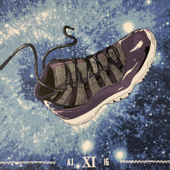 Air Jordan Space Jam 11 - Zissou Tasseff-Elenkoff Poster Nike Art Print