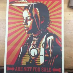 Art Prints The Black Hills Are Not For Sale - 2012 Shepard Fairey Art Print Poster