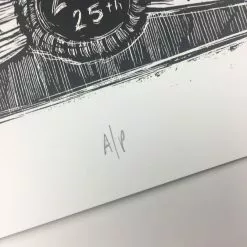 Dark Lord Day - 2015 Dan Grzeca Poster Munster, IN Three Floyds Brewery Variant Gig Posters